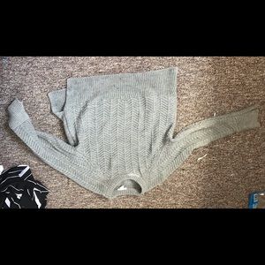 Grey chunky sweater